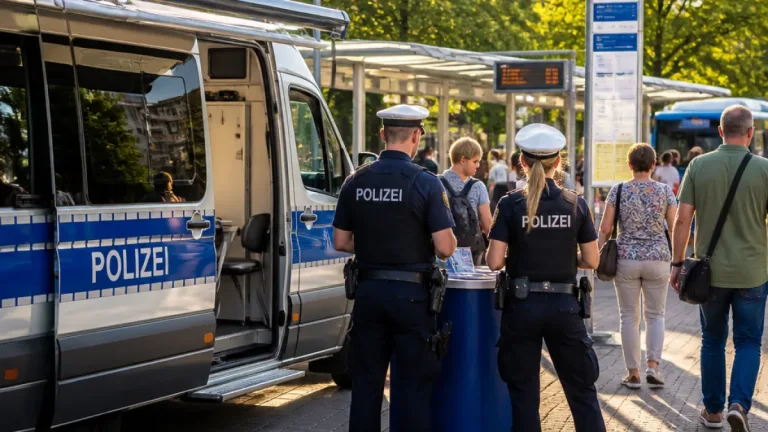 Polizei setzt Präsenz in Bottrop fort: Mobile Wache am ZOB bietet direkten Kontakt