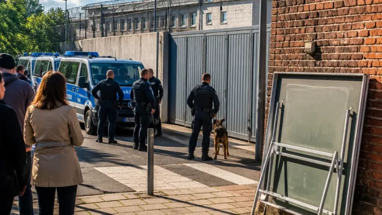 Polizeieinsatz an JVA-Außenstelle in Tübingen nach Protest um Tischtennisplatte