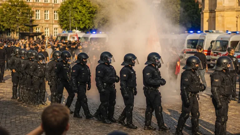 Proteste in Göttingen eskalieren: Zwölf Polizisten durch Pfefferspray verletzt