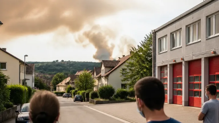 Rauchgeruch im Kreis Ludwigsburg: Wind trägt Feinstaub aus belgischen Waldbränden