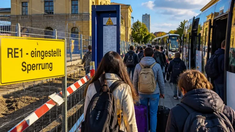 RE1-Sperrung verlängert: Pendler in Frankfurt (Oder) müssen mit Engpässen rechnen