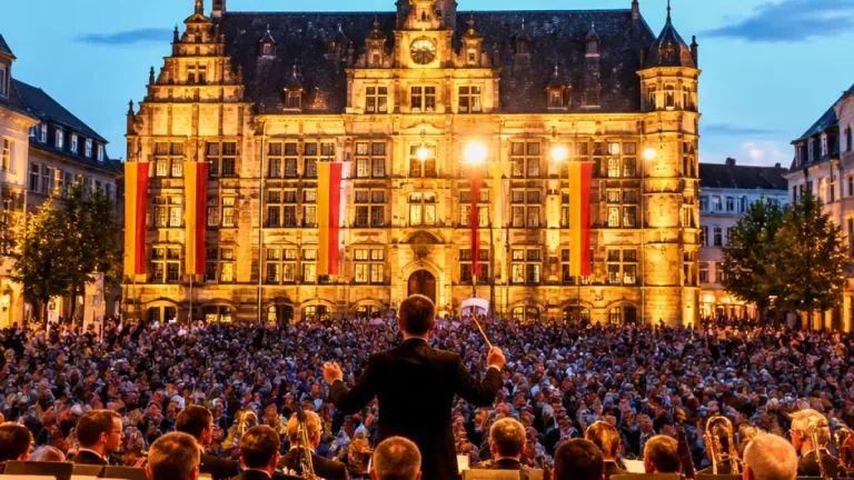Recklinghausen: Neue Philharmonie Westfalen eröffnet Spielzeit mit vollem Rathausplatz