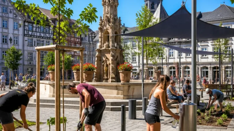 Recklinghausen plant Hitzeaktionsplan: Alt‑Sozialdemokraten fordern mehr Grün, Schatten und Trinkwasser
