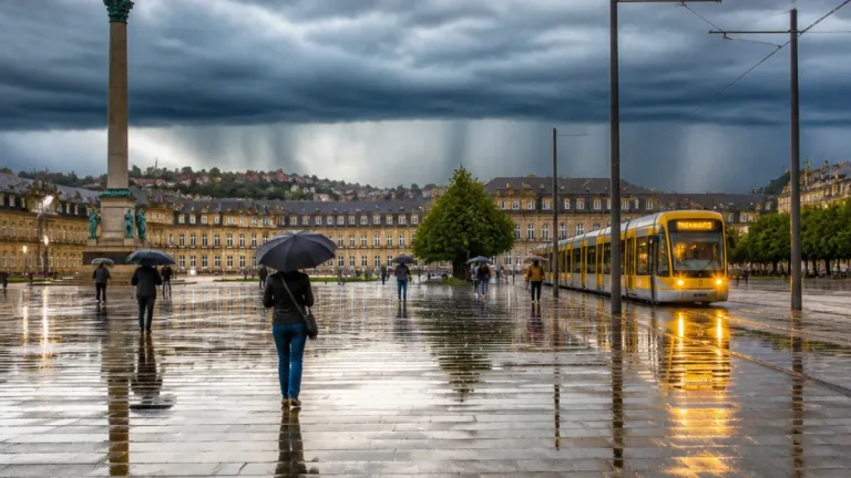 Regen und Gewitter beenden Hitzepause – spürbare Abkühlung erst später in Baden-Württemberg