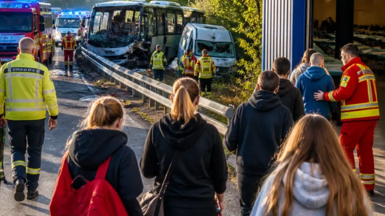 Reisebus mit Schleswig-Holstein‑Schülern verunglückt: Acht Verletzte auf niederländischer Autobahn