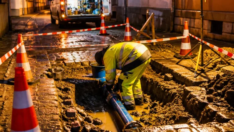 Rohrbruch in Zaisenhausen: Trinkwasserversorgung nach mehrstündiger Abschaltung wiederhergestellt