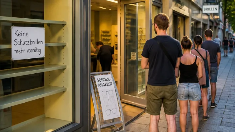Saarbrücken: Engpässe bei Schutzbrillen vor der Sonnenfinsternis – Optiker ausverkauft