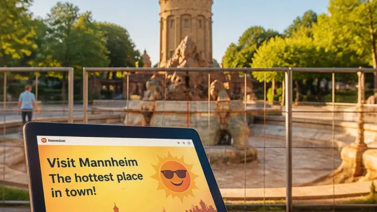 Satire-Aktion: Gefälschte Webseite provoziert Debatte um Klima und Stadtimage in Mannheim
