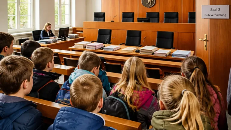 Schülerinnen und Schüler aus Hildesheim erleben Güteverhandlungen beim Arbeitsgericht