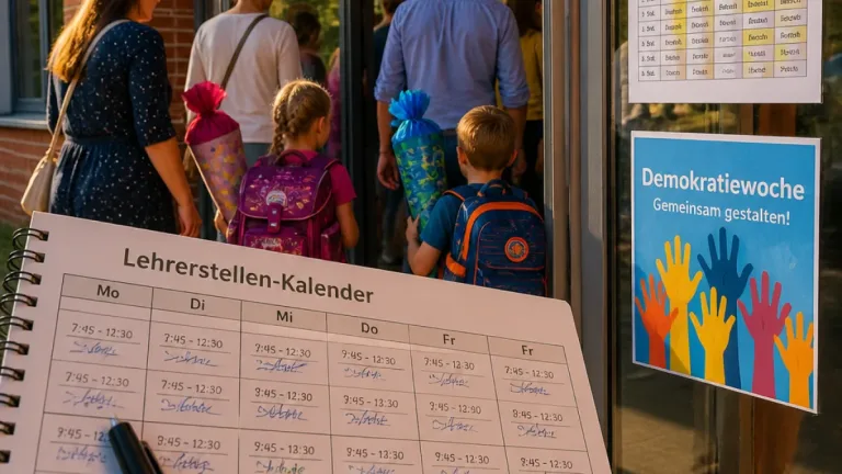 Schulstart in Schleswig‑Holstein: Mehr Erstklässler, zusätzliche Unterrichtsstunden und fast besetzte Lehrerstellen