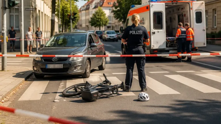 Schwerer Unfall mit Pedelec in Wilhelmshaven: Vorfahrt missachtet an Möwenstraße/Posener Straße