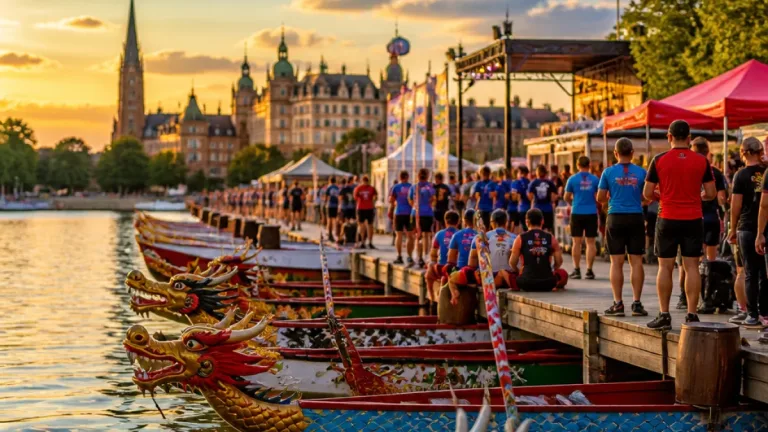 Schwerin bereitet sich auf 33. Drachenbootfestival am Pfaffenteich vor