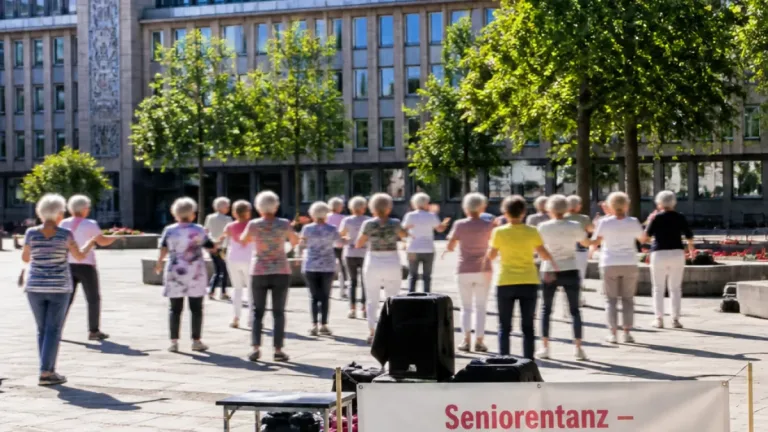 Seniorentanz kehrt nach acht Jahren an den Berliner Platz in Bottrop zurück
