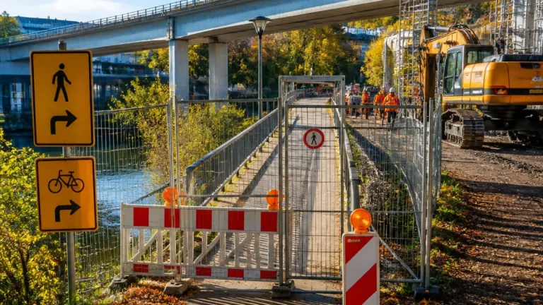 Siegen: Vorbereitungen für 45‑Millionen‑Neubau an Talbrücke Rinsenau lösen Sperrungen aus