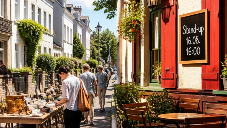 Sommerangebote in Bonn: Hofflohmarkt in Friesdorf und Comedy‑Nachmittag im John Barleycorn