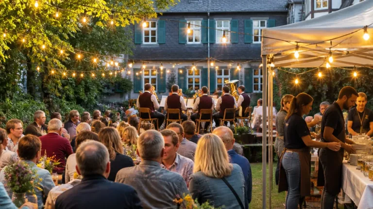 Sommerfest des Heimatvereins in Hagen zieht rund 90 Besucher in den Garten des Alten Pfarrhauses