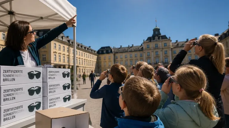 Sonnenfinsternis in Ludwigsburg: Wie Sie das Ereignis sicher sehen können
