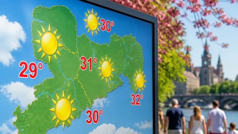 Sonnige Tage und steigende Temperaturen prägen Sachsen – bis zu 32 Grad erwartet