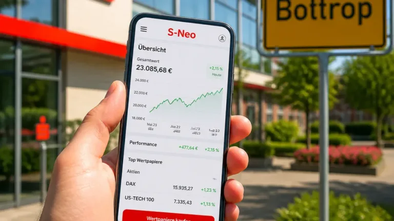 Sparkasse Bottrop bringt „S‑Neo“ in die App: Neuer Einstieg ins Wertpapiersparen für Bottrop