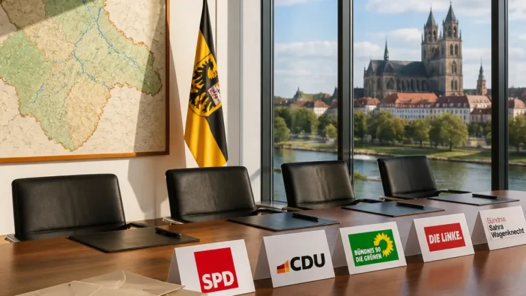 SPD lädt CDU, Grüne, Linke und BSW in Magdeburg zu Gesprächen über Regierungsbildung ein