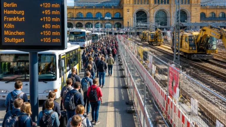 Sperrung der Schnellfahrstrecke trifft Hannover: Reiszeiten verdoppeln sich teils