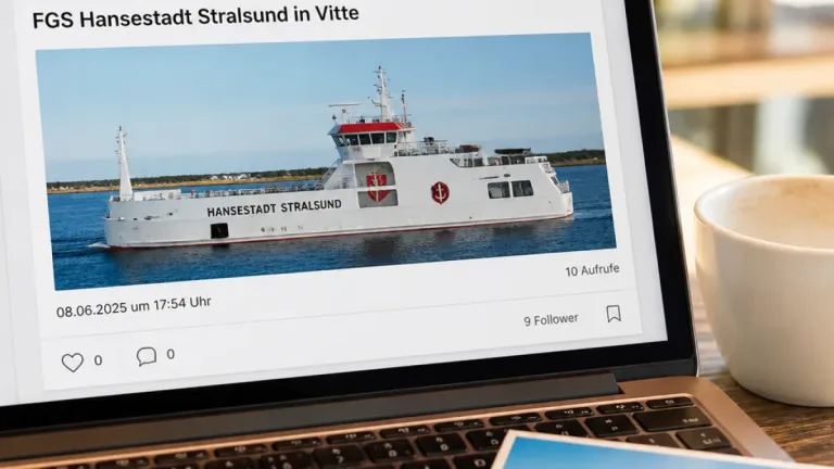 Stralsund im Netz: Beitrag über „FGS Hansestadt Stralsund“ in Vitte stößt auf geringe Resonanz