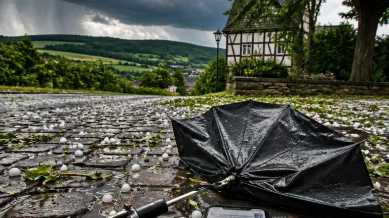 Stürmischer Wochenauftakt erwartet: Gewitter, Sturmböen und lokal Hagel möglich