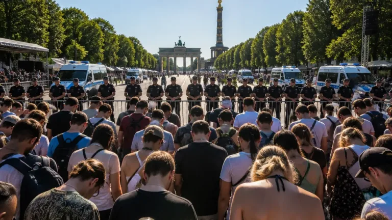 Tausende feiern Techno-Parade in Berlin — verschärfte Sicherheitsmaßnahmen nach CSD-Anschlag