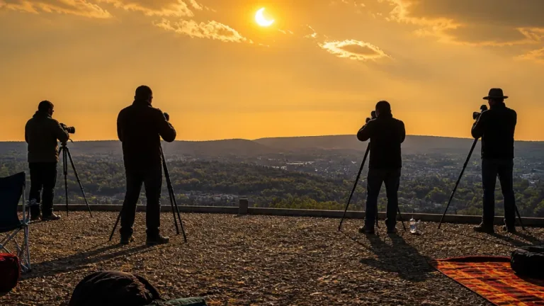 Teilweise Sonnenfinsternis begeistert Besucher im Saarland – Bilder von Saarpolygon bis Fechingen