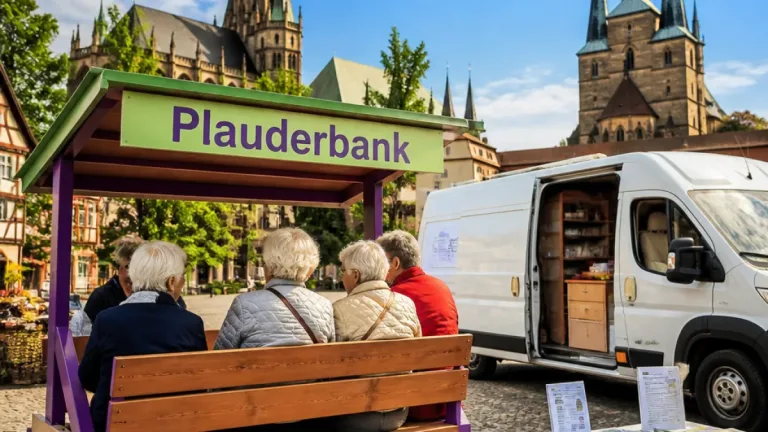 Thüringen weitet Programm gegen Einsamkeit im Alter aus und schickt „Plauderbank“ auf Tour
