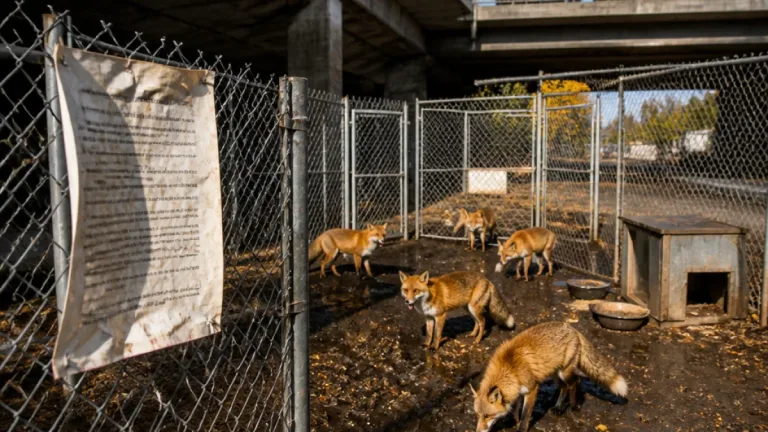 Tierschutz in Hanau: Erneute Anzeige wegen Fuchshaltung in Klein‑Auheim