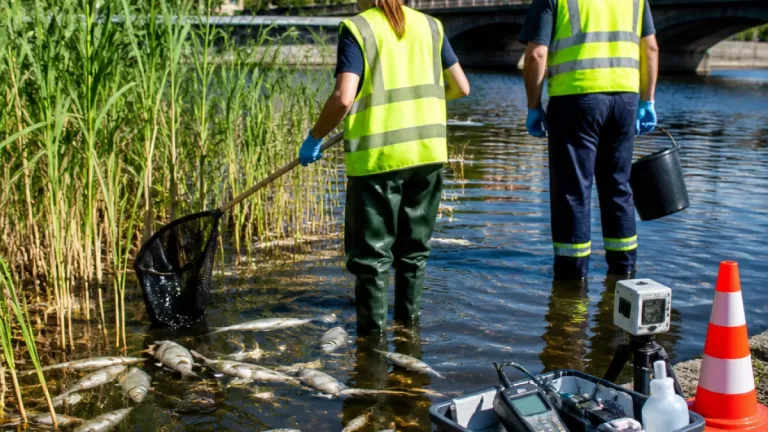 Tote Fische im Wöhrder See sorgen in Nürnberg für Beobachtung und Bergung