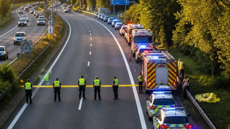 Toter auf der A61 bei Mönchengladbach verursacht stundenlange Vollsperrung