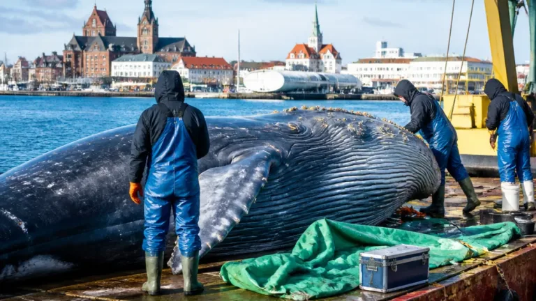 Toter Buckelwal vor Rügen geborgen – Obduktion soll Todesursache klären