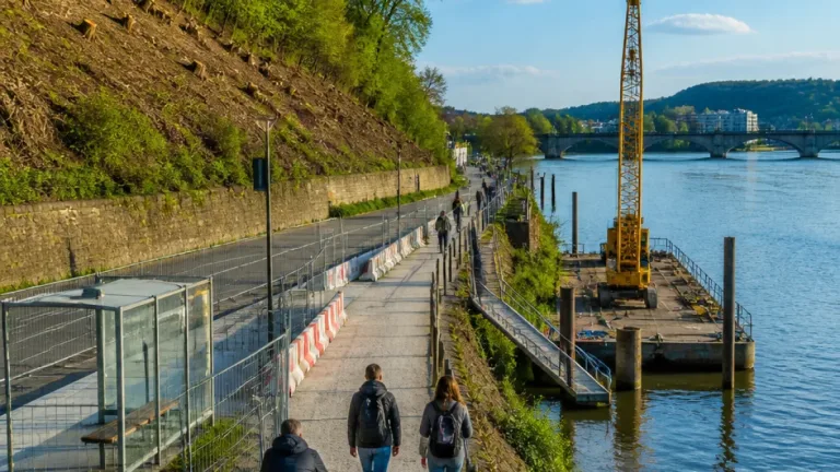 Trier-Nord: Bau des neuen Schiffsanlegers startet – Fußweg, Trafostation und Besucherzahlen geplant