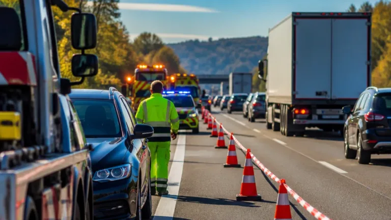 Unfall auf der A3 beeinträchtigt Verkehr bei Aschaffenburg – Fahrbahnen wieder freigegeben