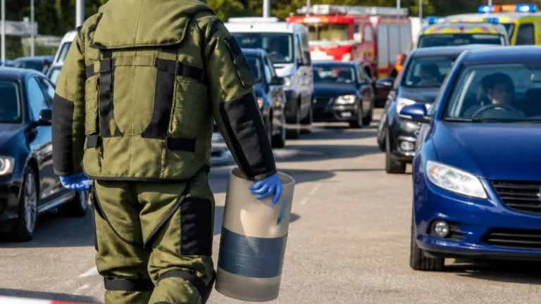 Verdächtiger Gegenstand auf Exe in Flensburg sorgt für Einsatz und kurze Sperrung