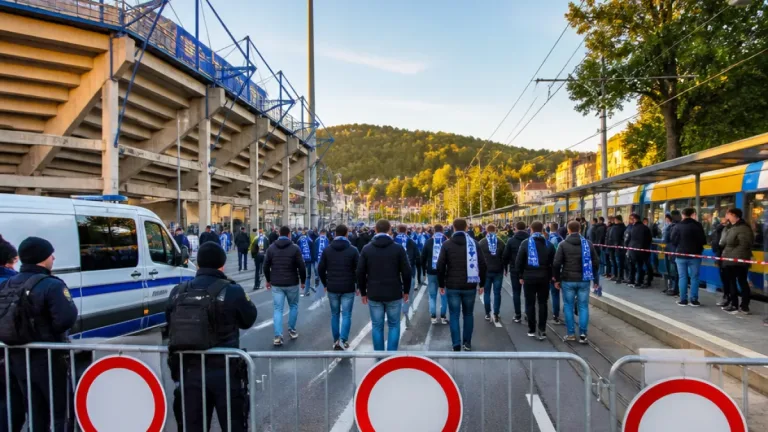 Verkehrseinschränkungen in Halle betreffen Fans und Pendler aus Jena beim HFC-Spiel