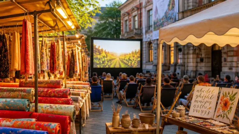 Viel los in Oldenburg am 22. und 23. August: Workshops, Ausstellung, Stoffmarkt und Open-Air-Kino