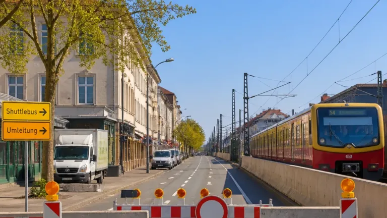 Vollsperrung der August-Bebel-Straße trifft Ludwigsburg: S‑Bahn und Straßenverkehr betroffen