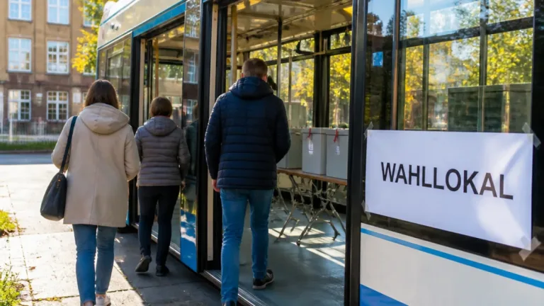 Wahl‑Panne in Rostock‑Kassebohm: Bus als Ausweich‑Wahllokal genutzt