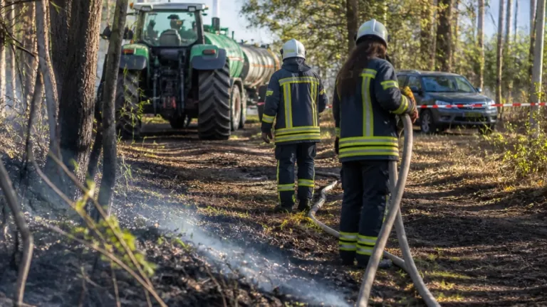 Waldbrand bei Haina größtenteils gelöscht – Nachlöscharbeiten dauern an
