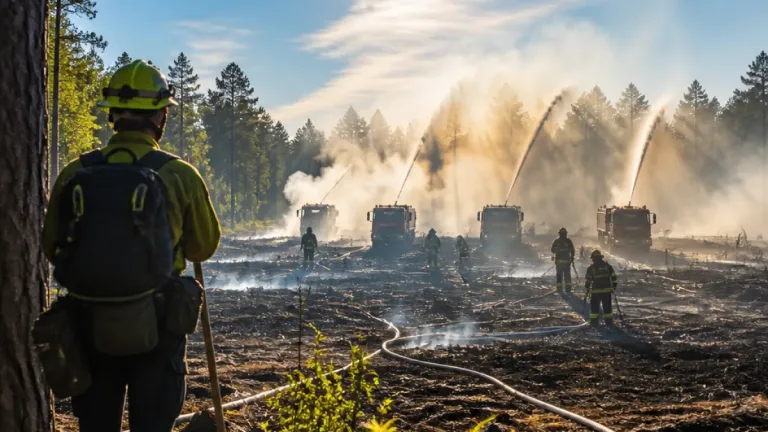 Waldbrand bei Ottweiler im Landkreis Neunkirchen gelöscht – Einsatzkräfte berichten von schwierigen Bedingungen