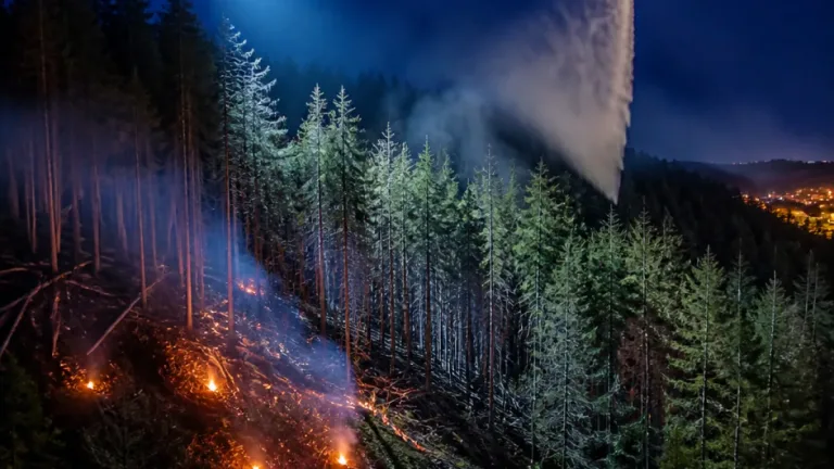 Waldbrand bei Plauen im „Schwarzen Holz“ weitgehend unter Kontrolle
