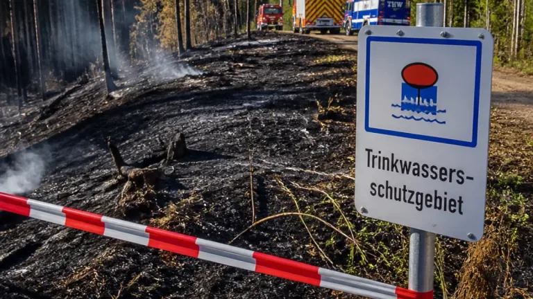 Waldbrand im „Schwarzen Holz“ bei Plauen: Einsatz beendet, Kontrolle bleibt bestehen