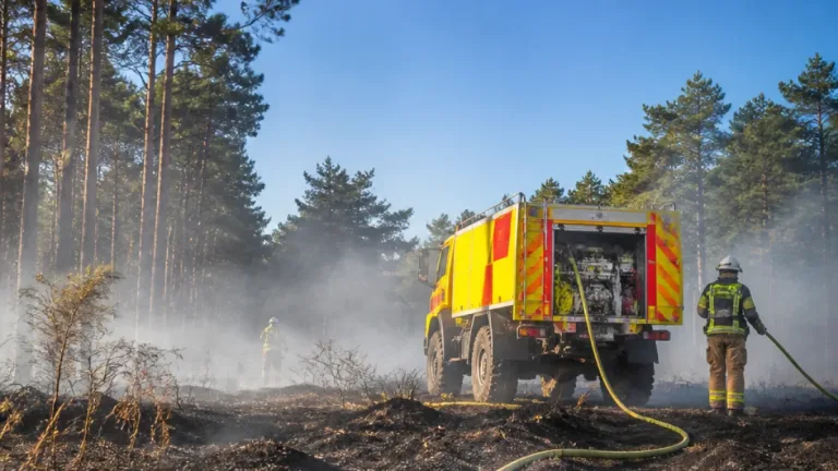 Waldbrand in der Senne: In Bielefeld brannten knapp 1.000 Quadratmeter Waldboden