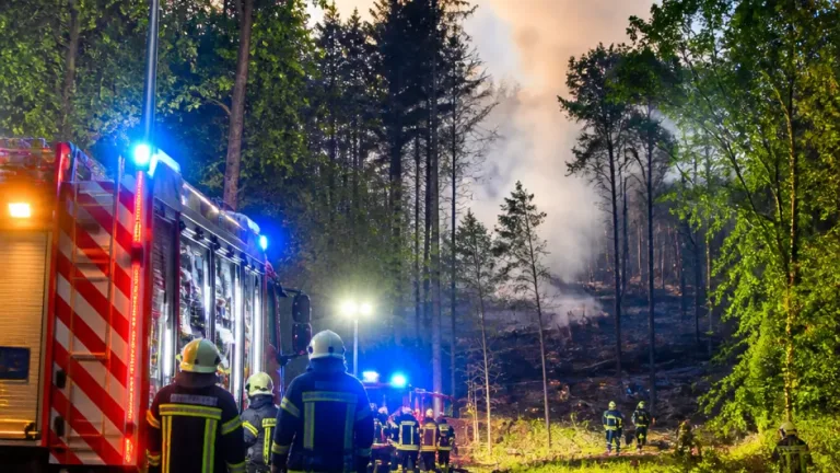 Waldbrand in Trier-Ehrang: Feuerwehr bringt Feuer auf rund 2 500 m² unter Kontrolle