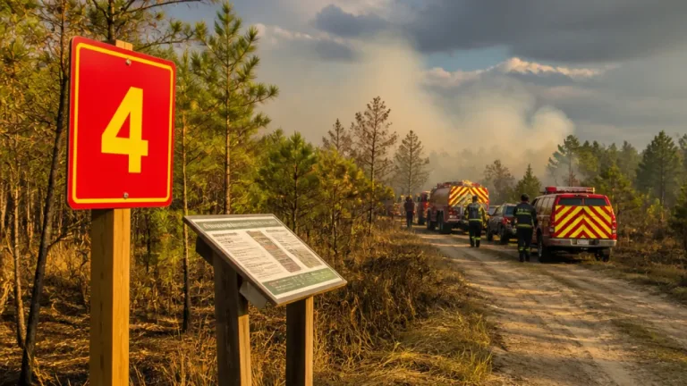 Waldbrandgefahr in Brandenburg auf Warnstufe 4 – neun Landkreise besonders betroffen