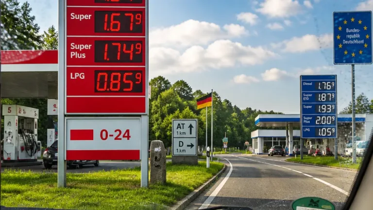 Warum Autofahrer in Grenznähe oft lieber in Österreich tanken