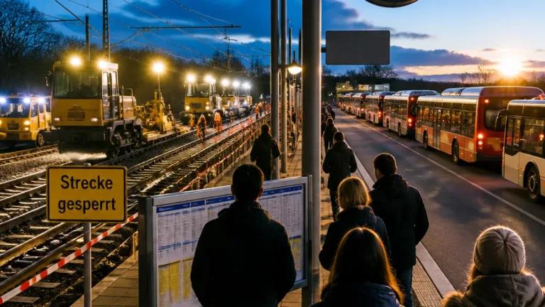 Weitere Sperrung der Strecke Hamburg–Berlin: Arbeiten an Restmängeln sorgen für Einschränkungen
